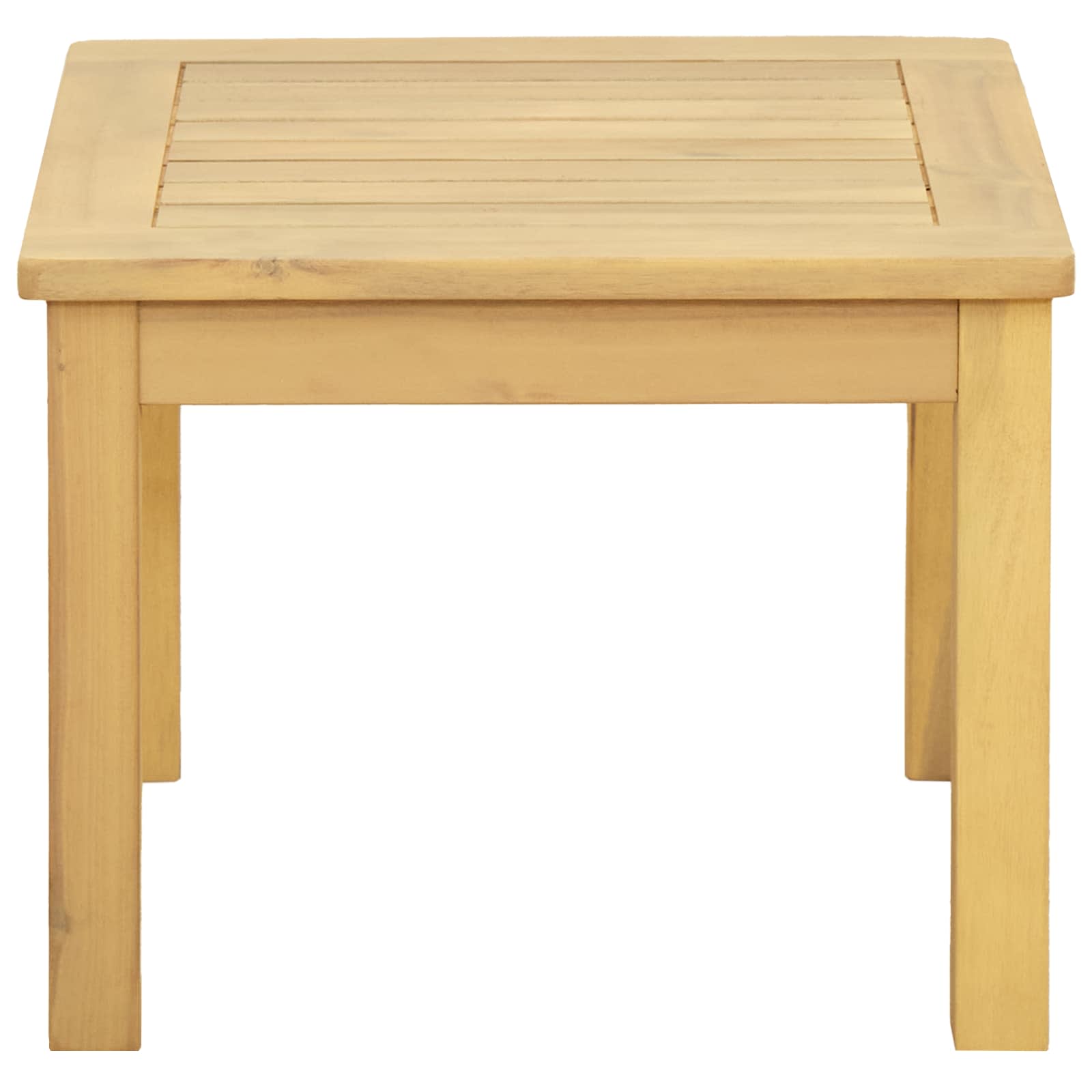 Maison Exclusive - Couchtisch Helles Akazienholz 45 X 45 X 36 Cm