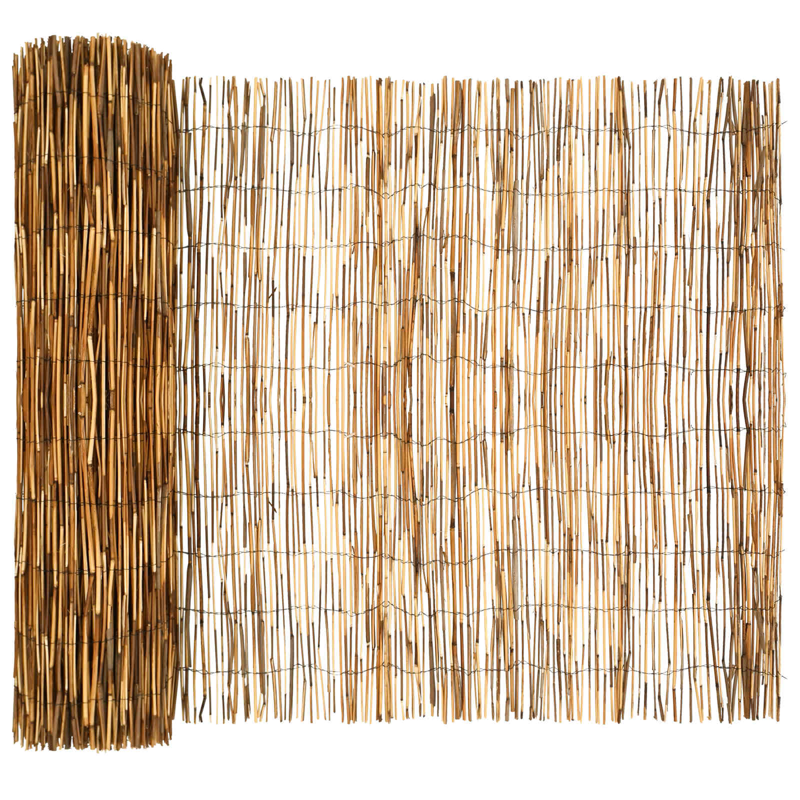 Maison Exclusive - Gartenzaun Kohlenstoff 300 X 100 Cm Schilf