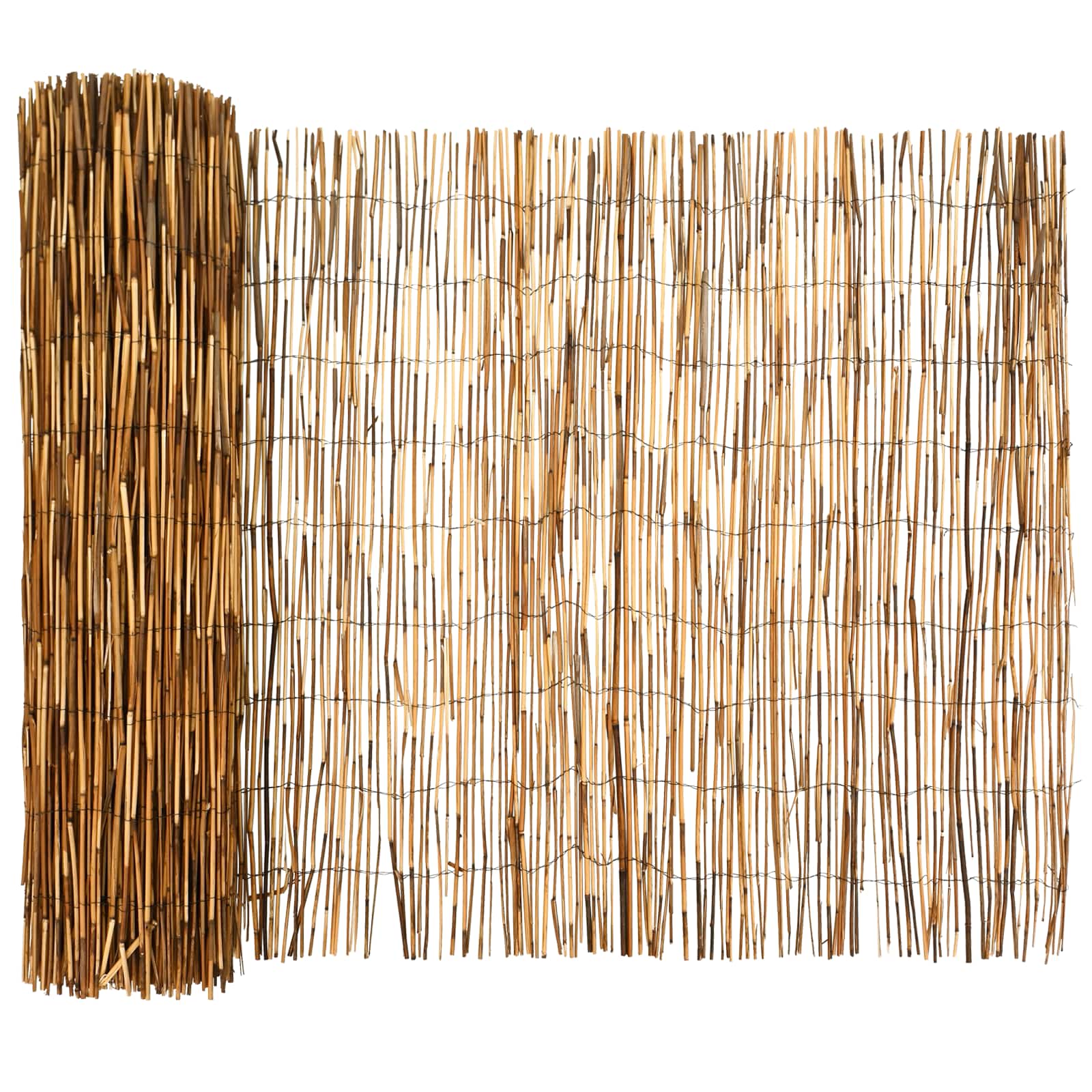 Maison Exclusive - Gartenzaun Kohlenstoff 500 X 90 Cm Schilf