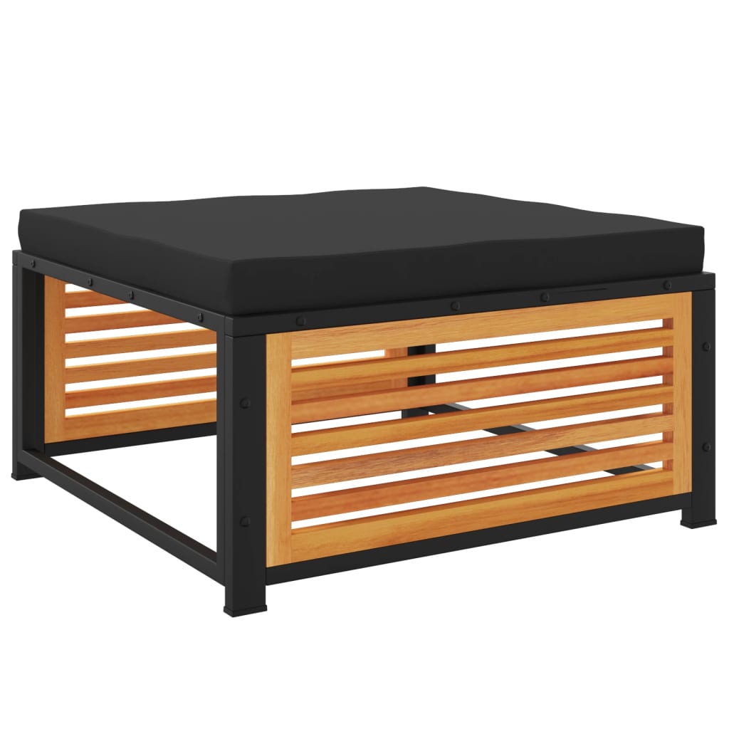 Maison Exclusive - Gartenhocker Mit Kissen 68x68x30 Cm Massivholz