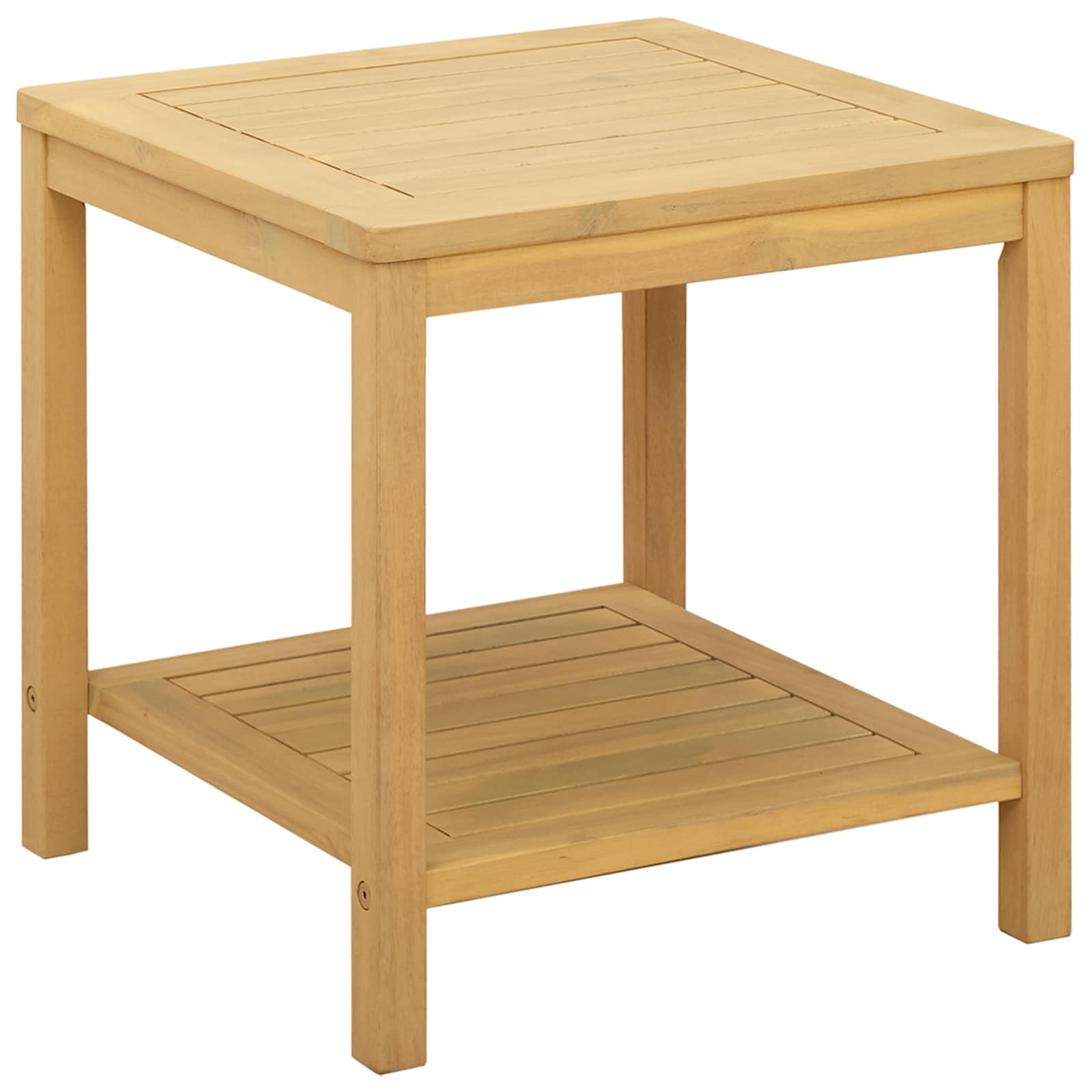 Maison Exclusive - Beistelltisch Öl-natur 45 X 45 X 45 Cm Massivh