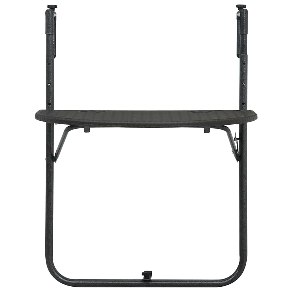 Maison Exclusive - Balkon-hängetisch Braun 60x64x83,5 Cm Kunststo