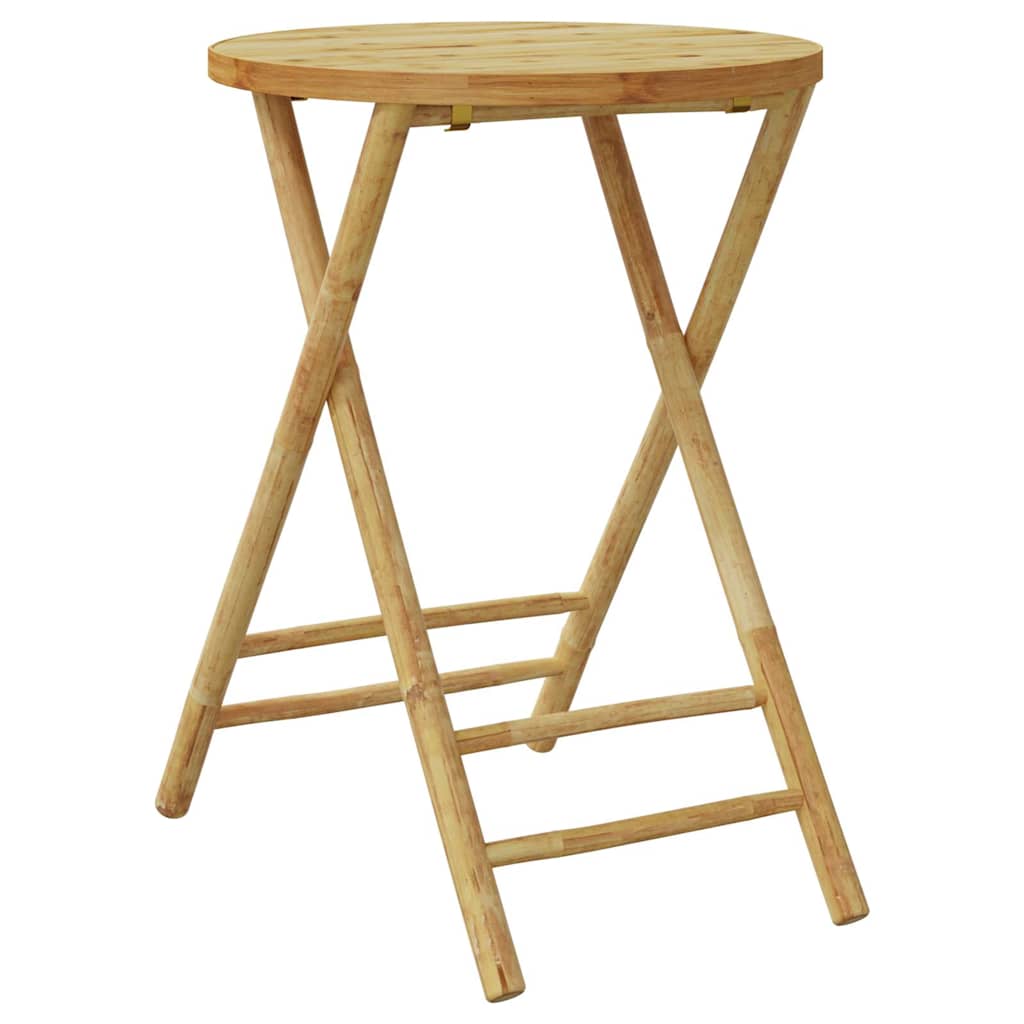 Maison Exclusive - Gartentisch Klappbar Ø55x75 Cm Bambus