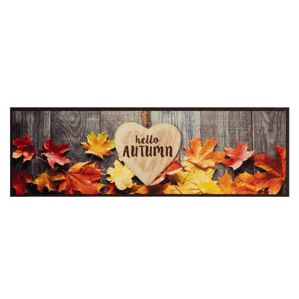 Maison Exclusive - Küchenteppich Waschbar Herbst 60x180 Cm Samt