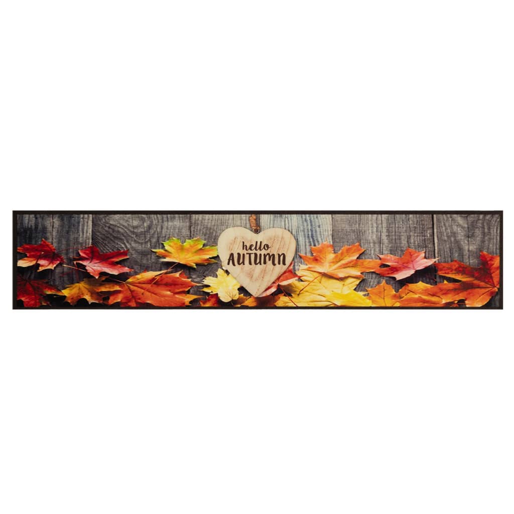 Maison Exclusive - Küchenteppich Waschbar Herbst 60x300 Cm Samt
