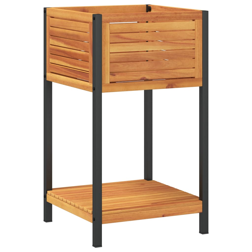 Maison Exclusive - Pflanzkübel Mit Ablage 45x45x80 Cm Massivholz