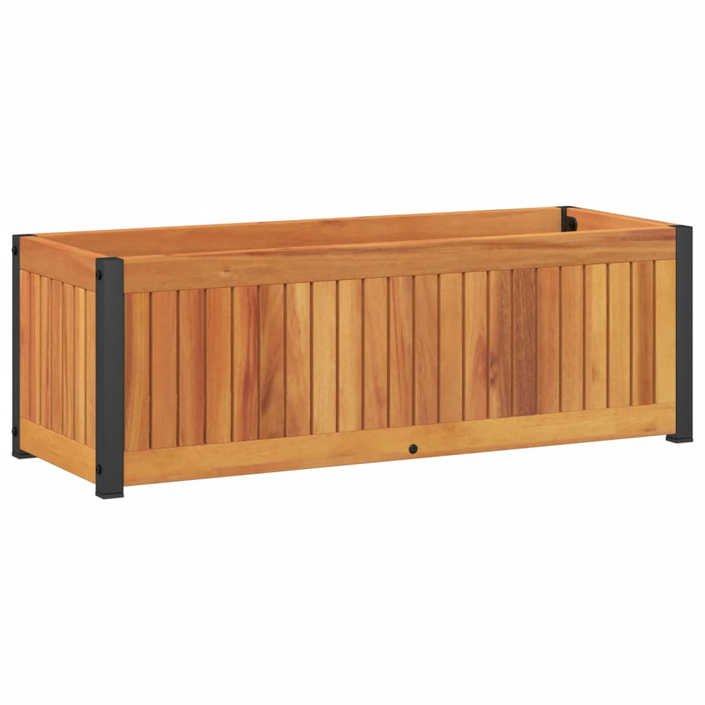 Maison Exclusive - Pflanzkübel 80x30x27,5 Cm Massivholz Akazie Un