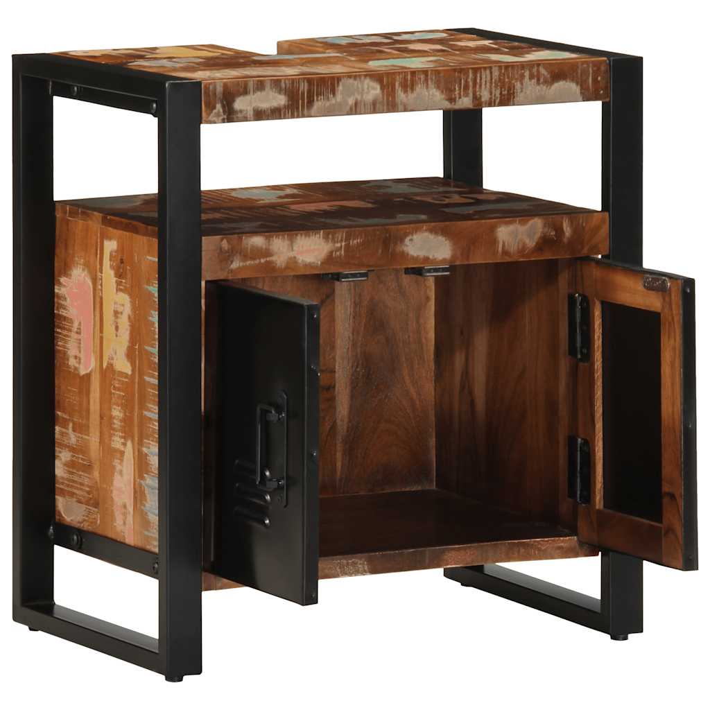 Maison Exclusive - Waschbeckenunterschrank 55x35x60 Cm Altholz Ma