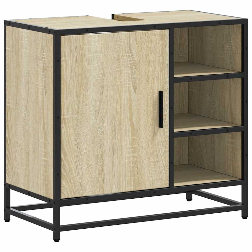 Maison Exclusive - Badezimmer-waschbeckenschrank Sonoma-eiche 65