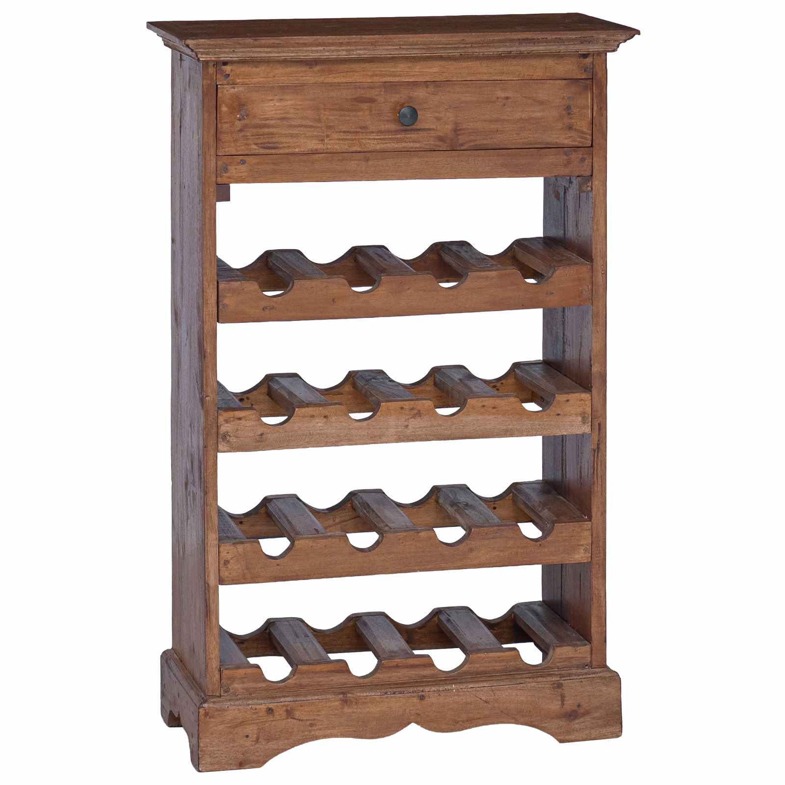 Maison Exclusive - Weinregal 55 X 23 X 85 Cm Massives Mahagoni Ho