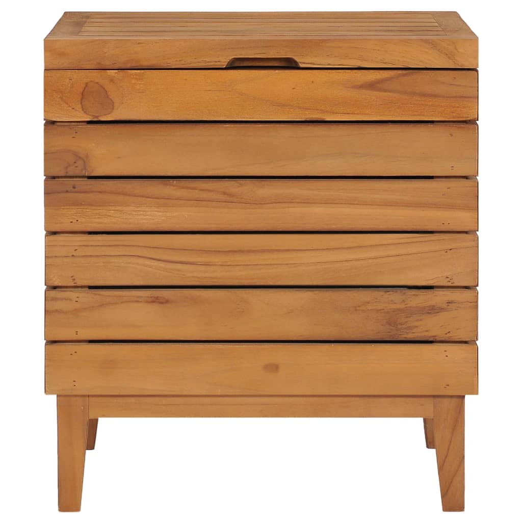Maison Exclusive - Wäschekorb 40×30×45 Cm Teak Massivholz