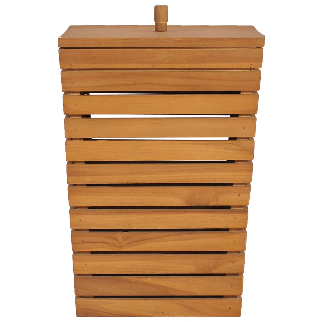 Maison Exclusive - Wäschekorb 30×30×45 Cm Teak Massivholz