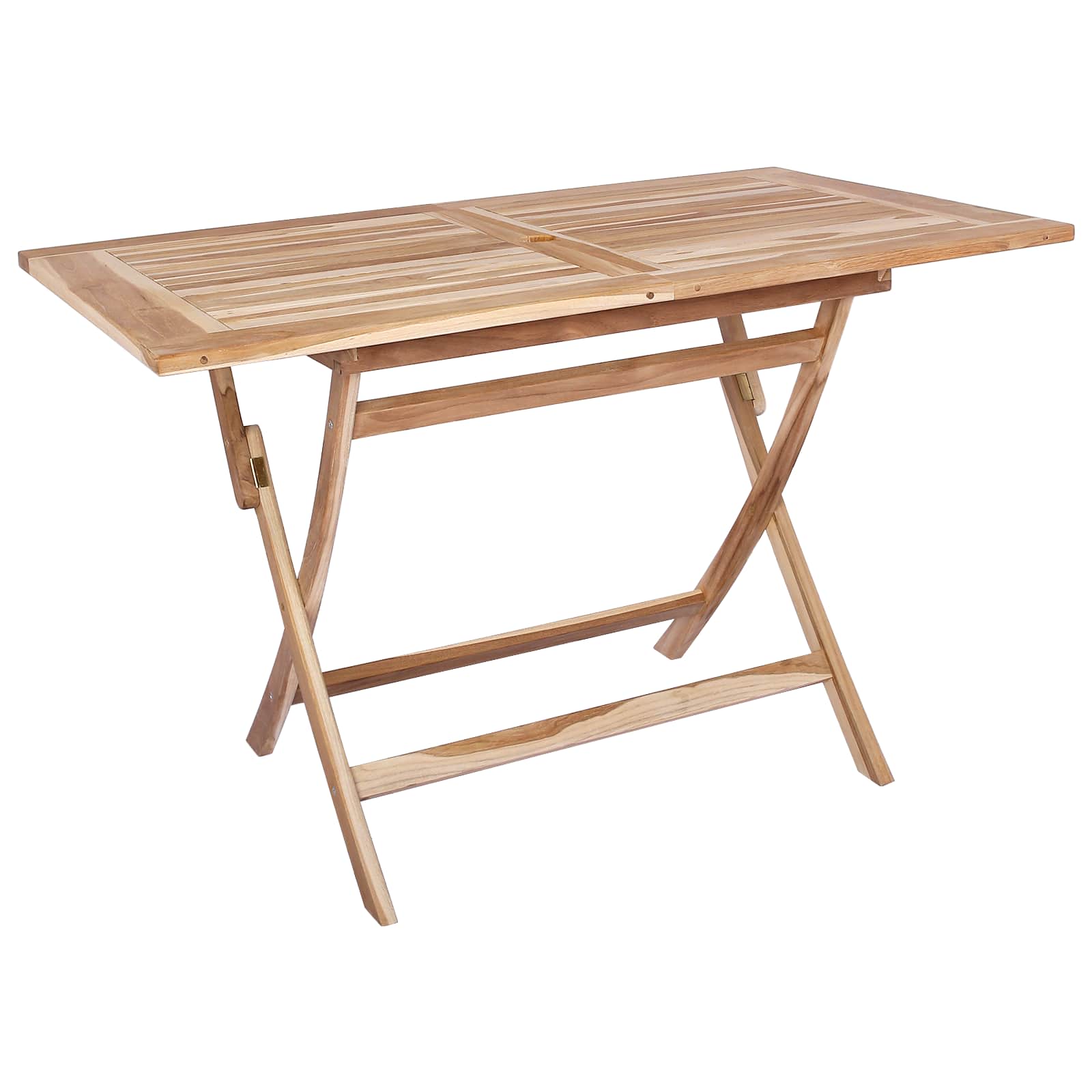 Maison Exclusive - Klappbarer Gartentisch Natur 120 X 70 X 75,5 C