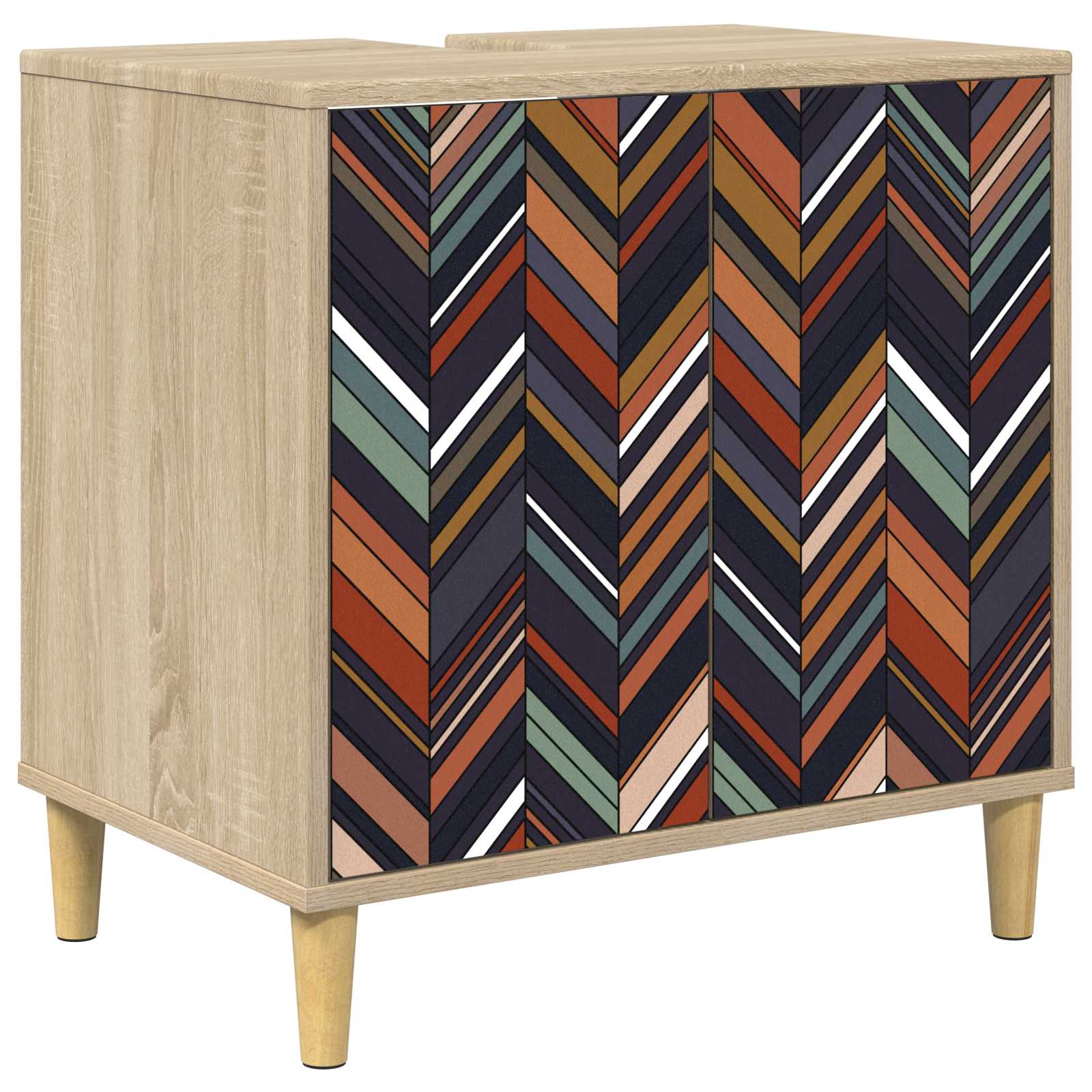 Maison Exclusive - Badezimmerschrank Ommen Sonoma 60 X 40 X 60 Cm