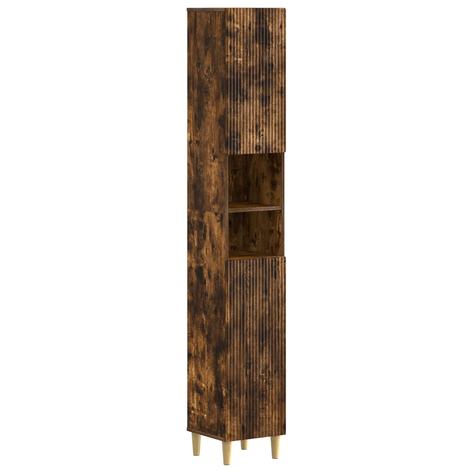 Maison Exclusive - Badezimmerschrank Mit Offenem Regal Arnhem Rau