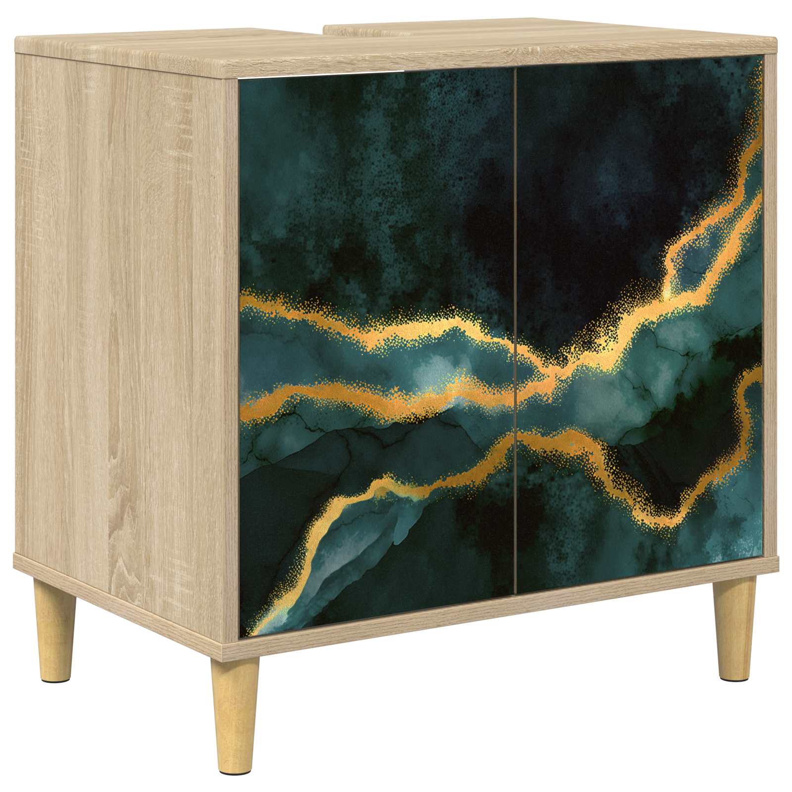 Maison Exclusive - Badezimmerschrank Wijhe Sonoma 60 X 40 X 60 Cm
