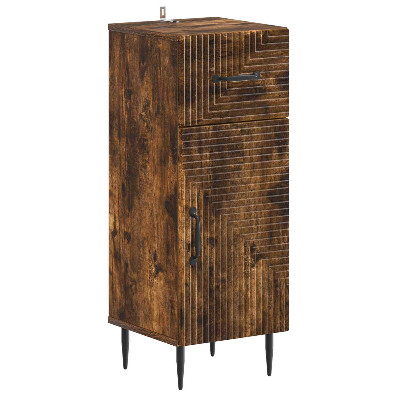Maison Exclusive - Badezimmer Aufbewahrungsschrank Haarlem Rauche