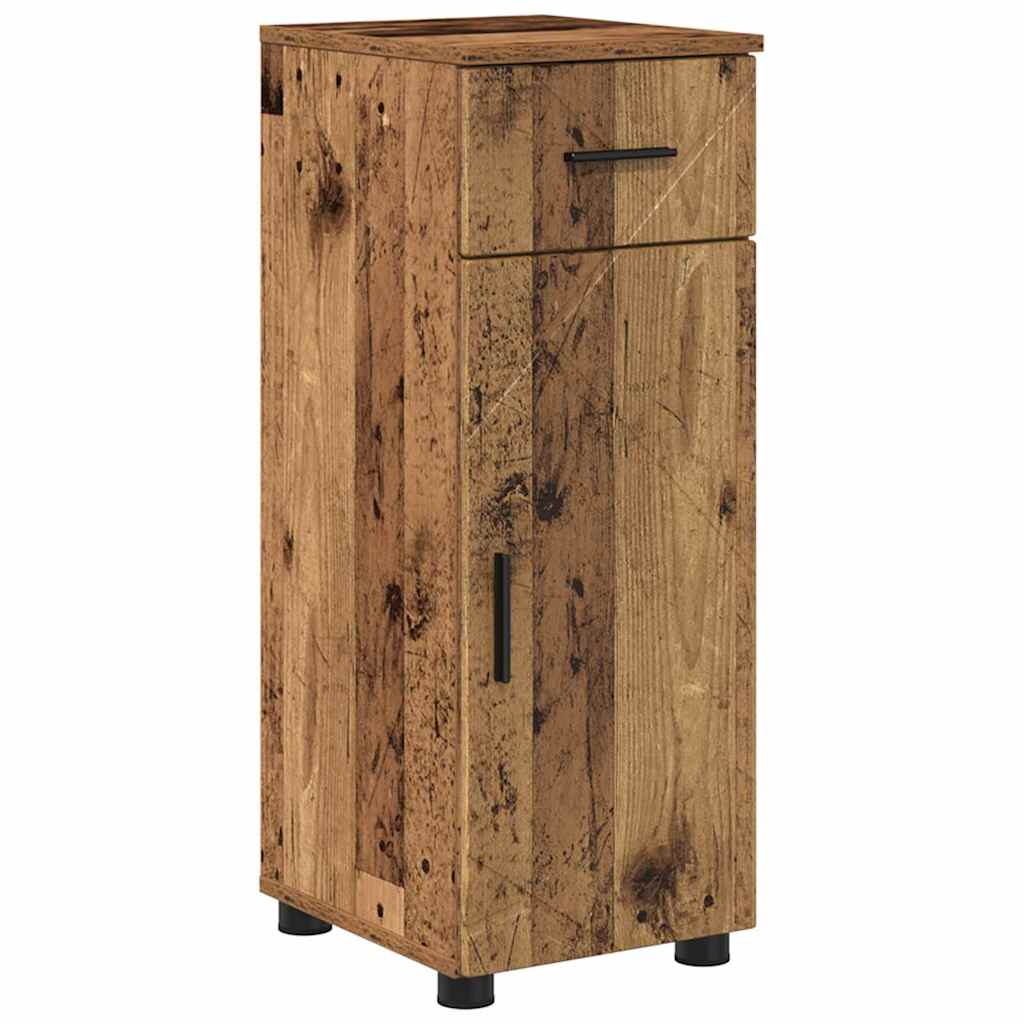 Maison Exclusive - Badezimmerschrank Altholz 30 X 35 X 80 Cm Holz
