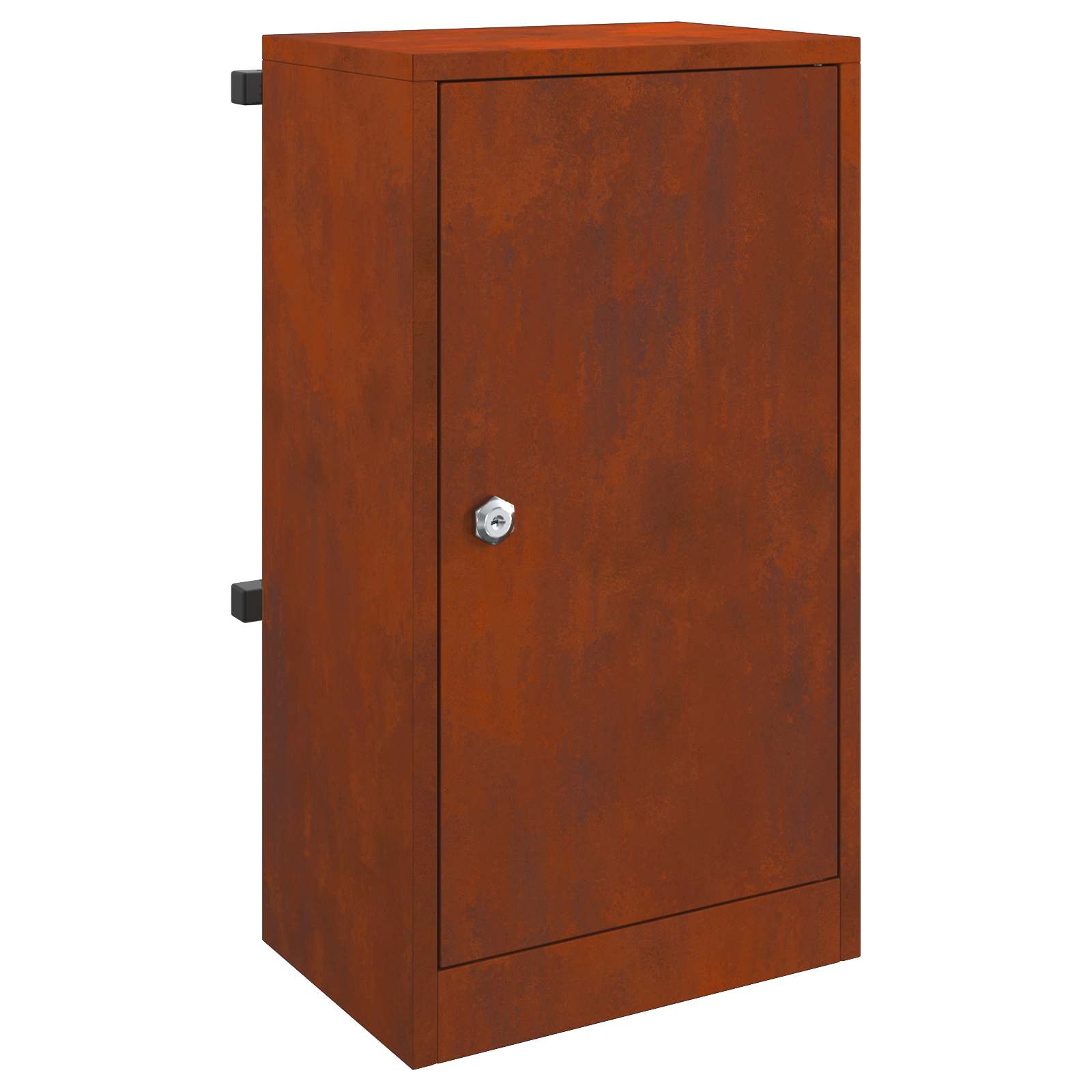 Maison Exclusive - Briefkasten Mit Tür Rostoptik 30 X 20 X 55 Cm
