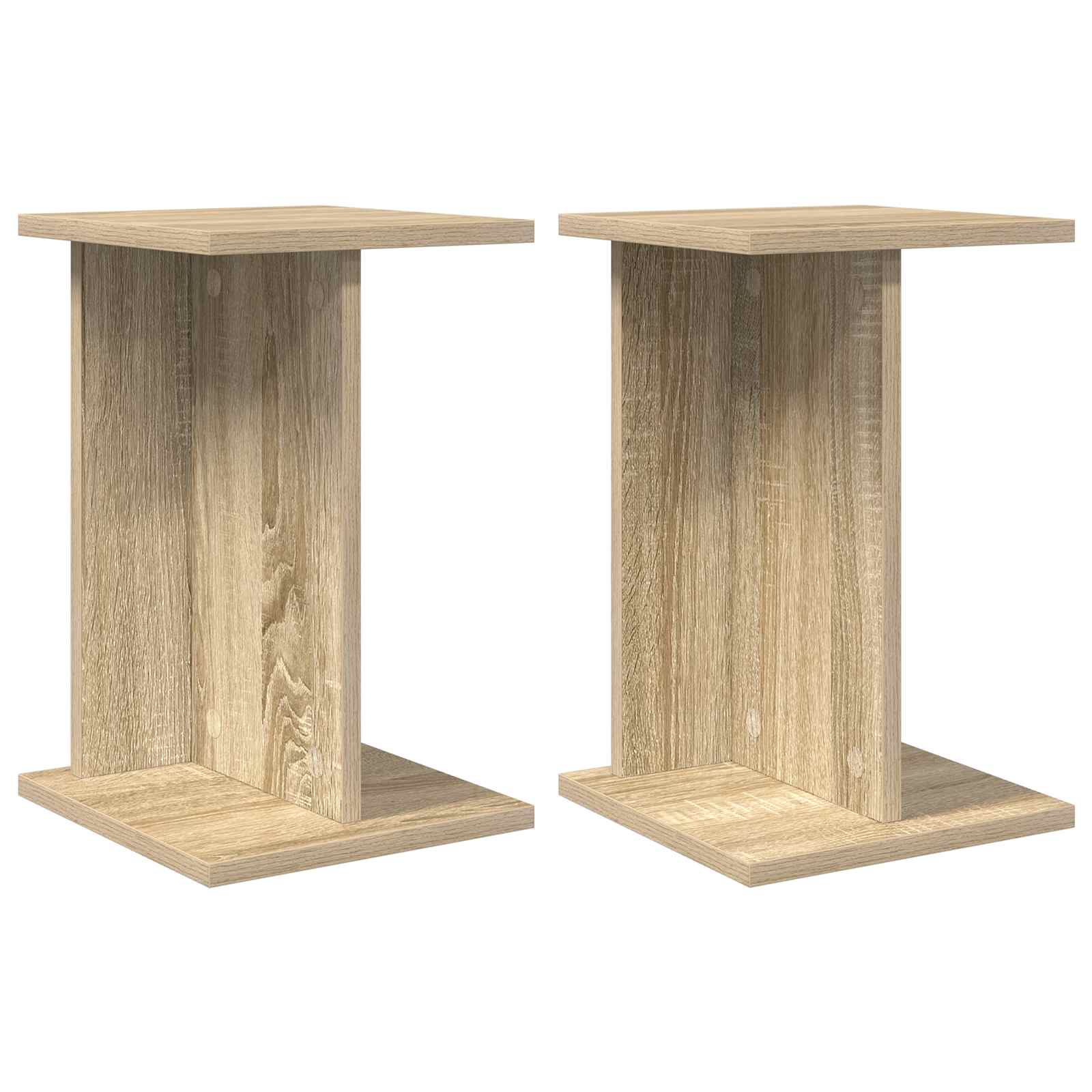 Maison Exclusive - Pflanzenständer 2 Stk. Sonoma-eiche 25 X 25,5
