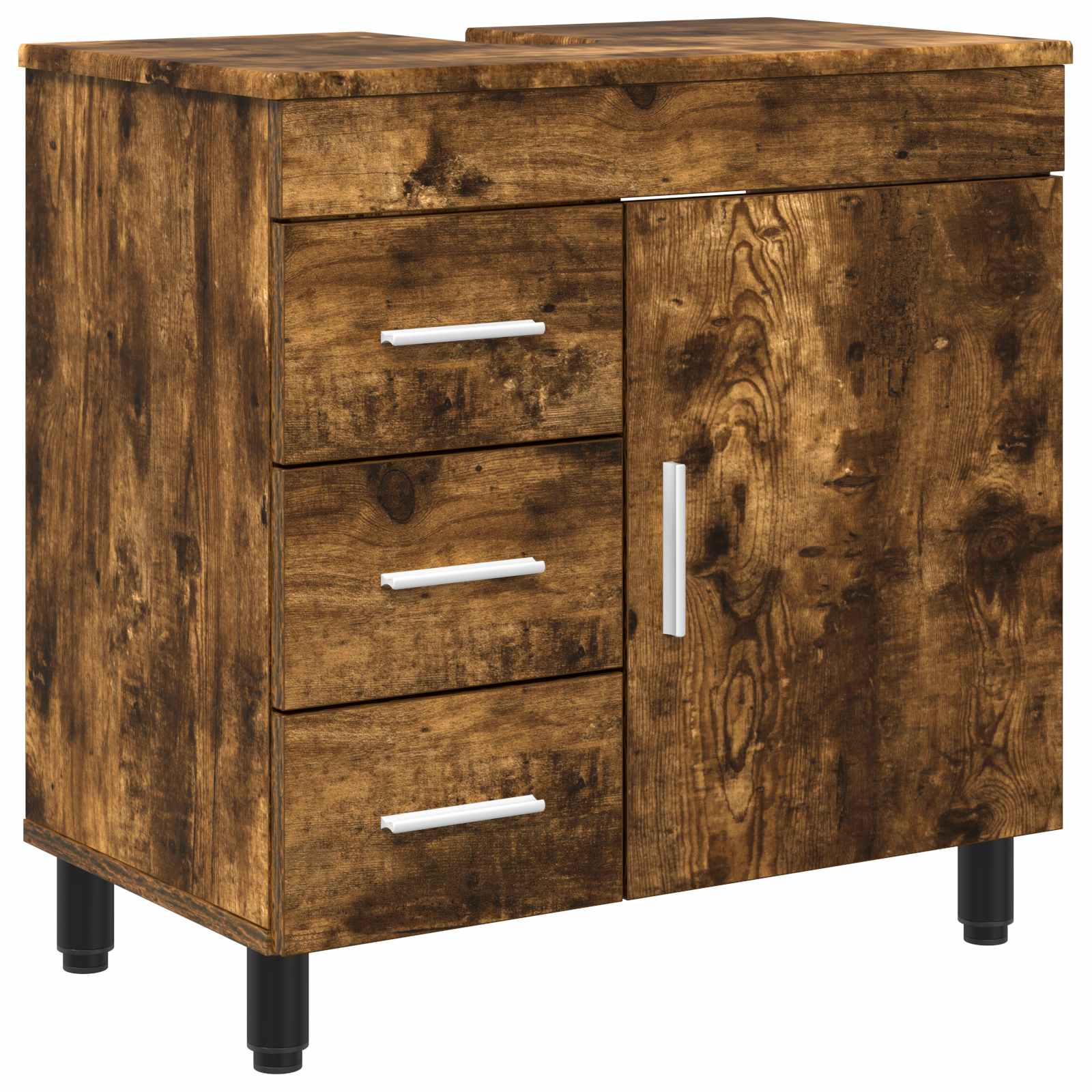 Maison Exclusive - Waschtisch Räuchereiche 60 X 35 X 60 Cm Holzwe
