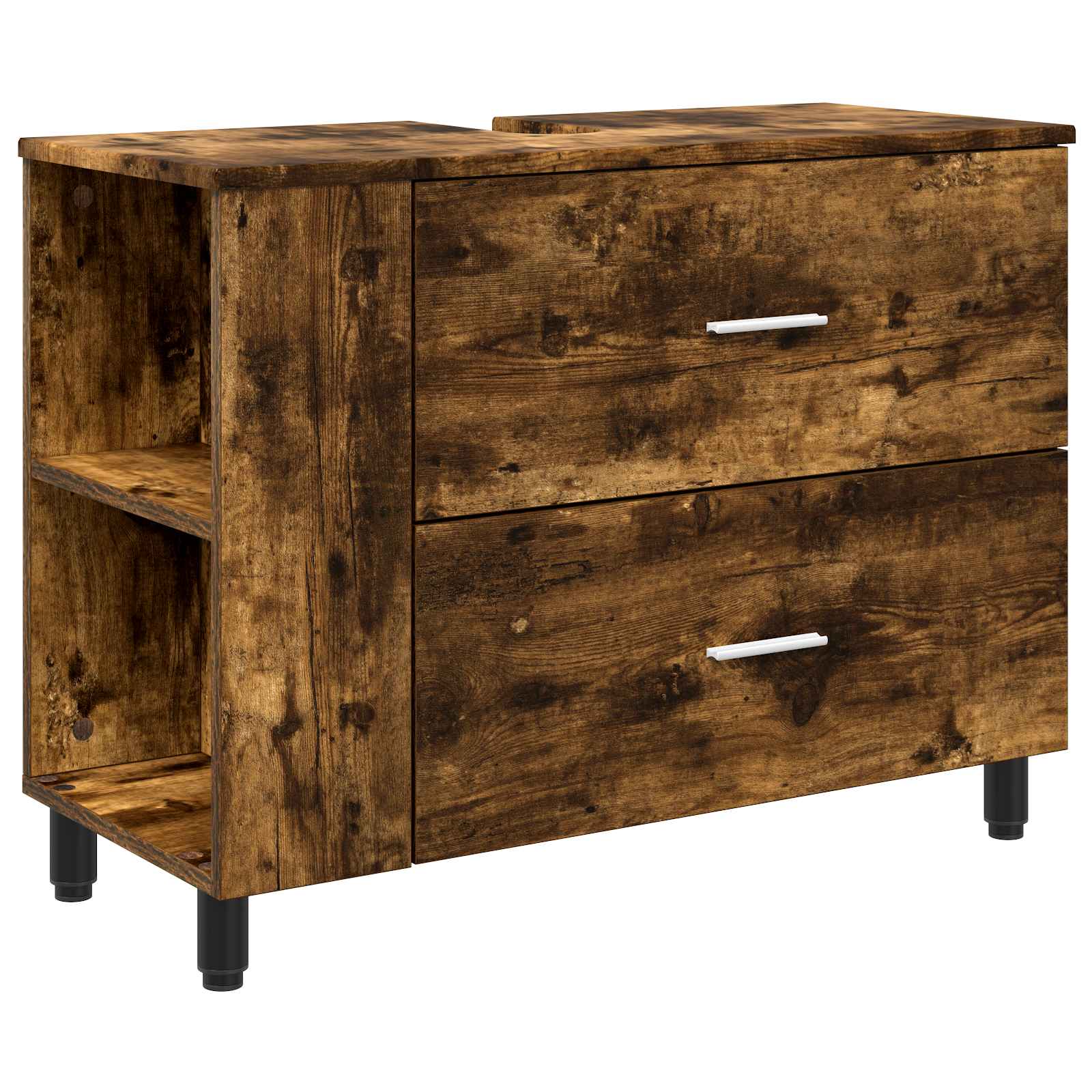 Maison Exclusive - Waschtisch Räuchereiche 80 X 35 X 60 Cm Holzwe