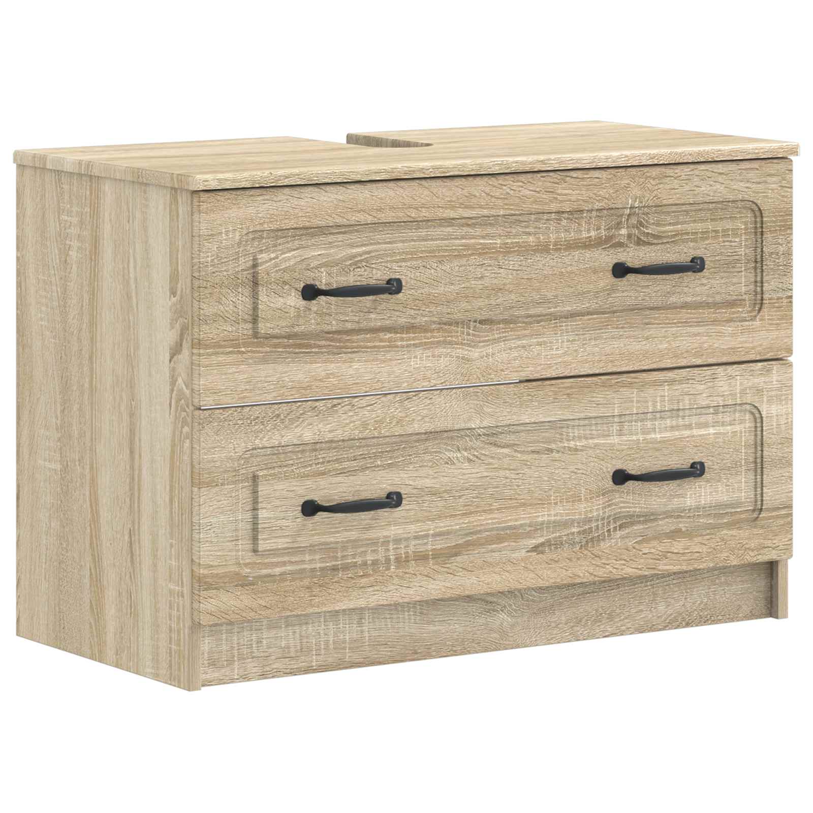 Maison Exclusive - Waschbeckenschrank Utrecht Sonoma-eiche 82 X 4