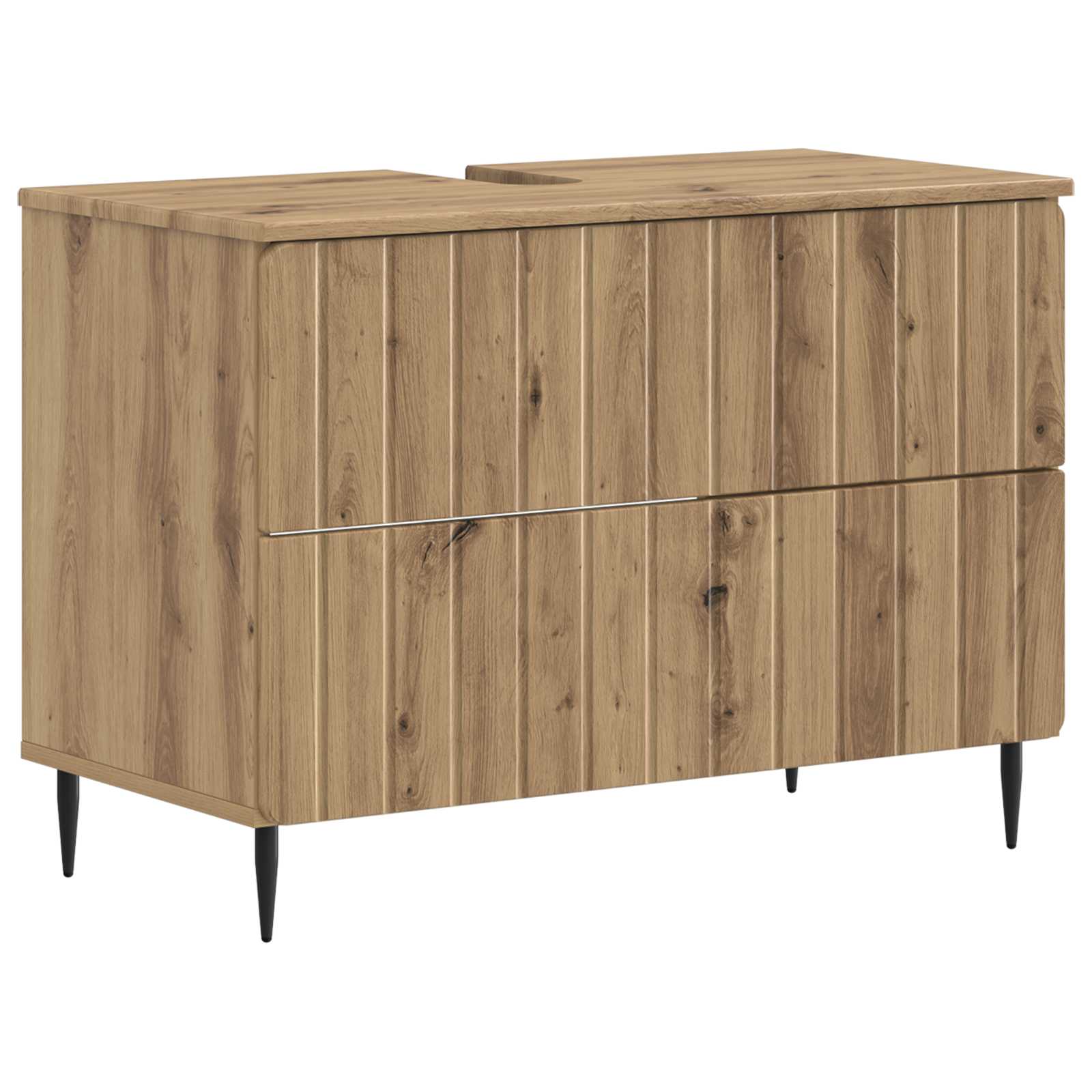 Maison Exclusive - Waschbeckenschrank Zwolle Artisan-eiche 82 X 4