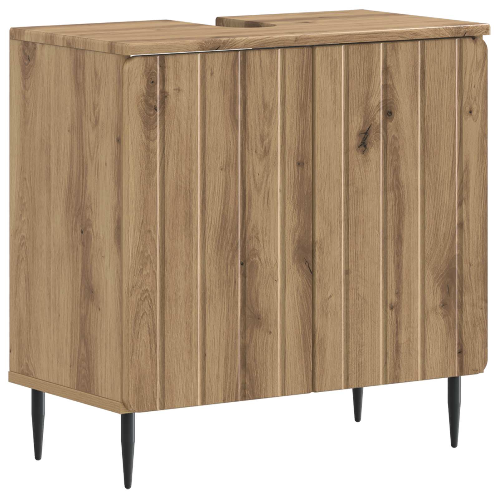 Maison Exclusive - Waschbeckenschrank Zwolle Artisan-eiche 59,5 X