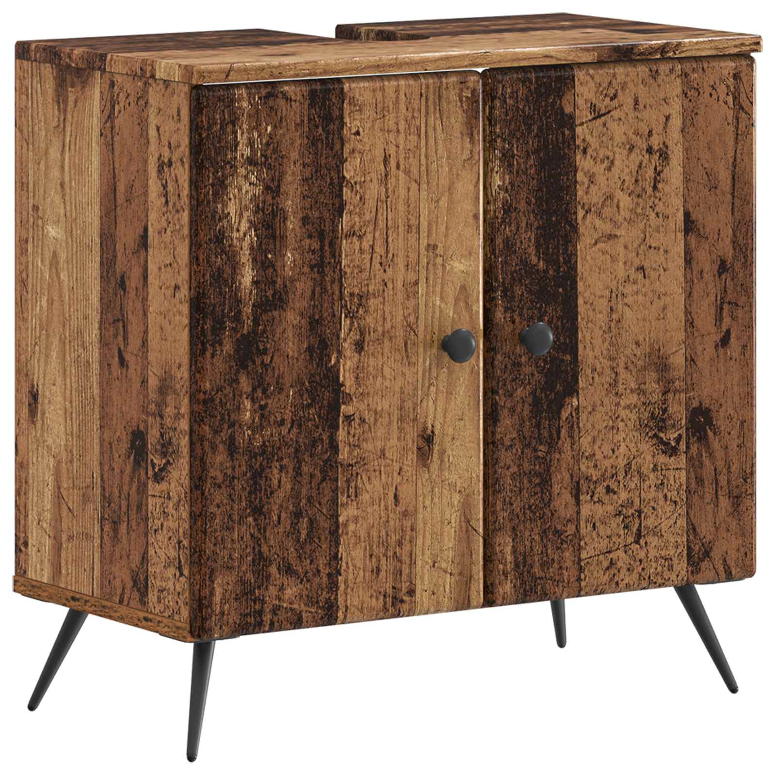 Maison Exclusive - Waschbeckenschrank Breda Altholz 59,5 X 31,5 X