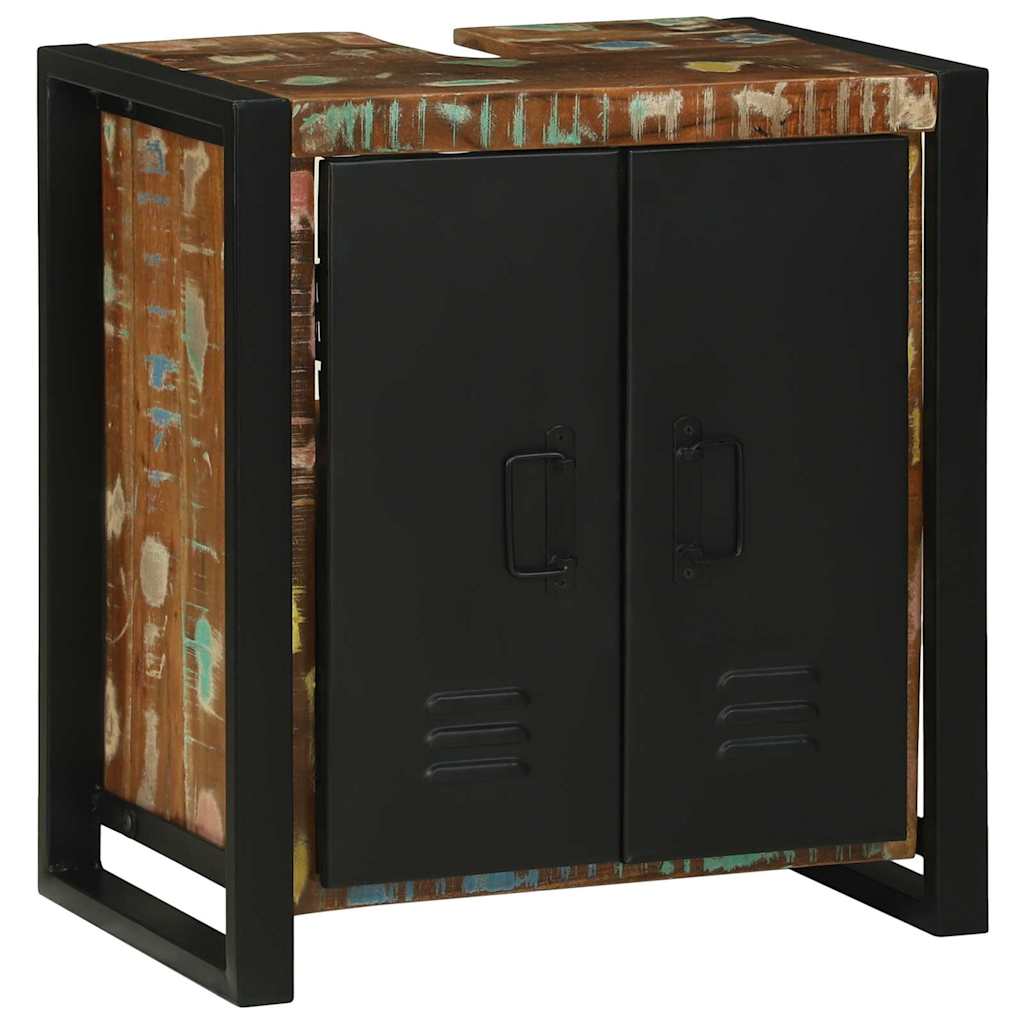 Maison Exclusive - Waschbeckenunterschrank Braun Massives Upgecyc