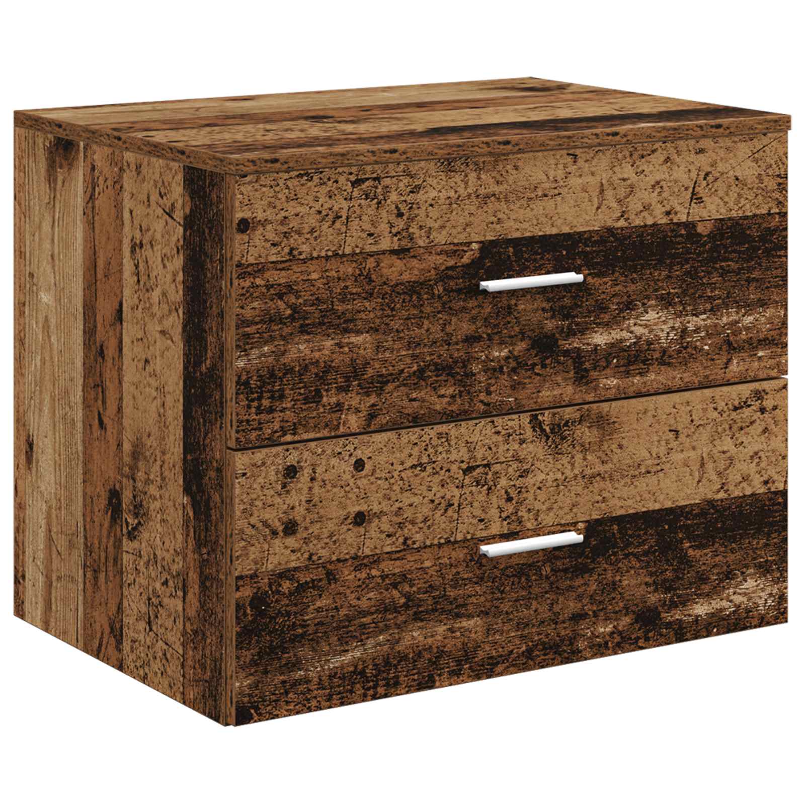 Maison Exclusive - Wandaufbewahrung Badezimmer Altholz 62,5 X 44,