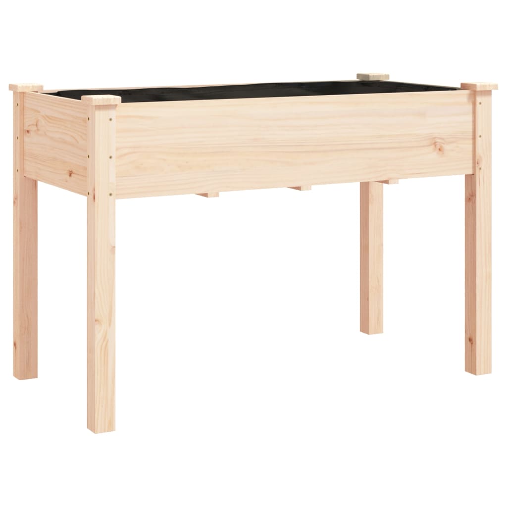 Maison Exclusive - Pflanzkübel Mit Einsatz 118x59x76 Cm Massivhol