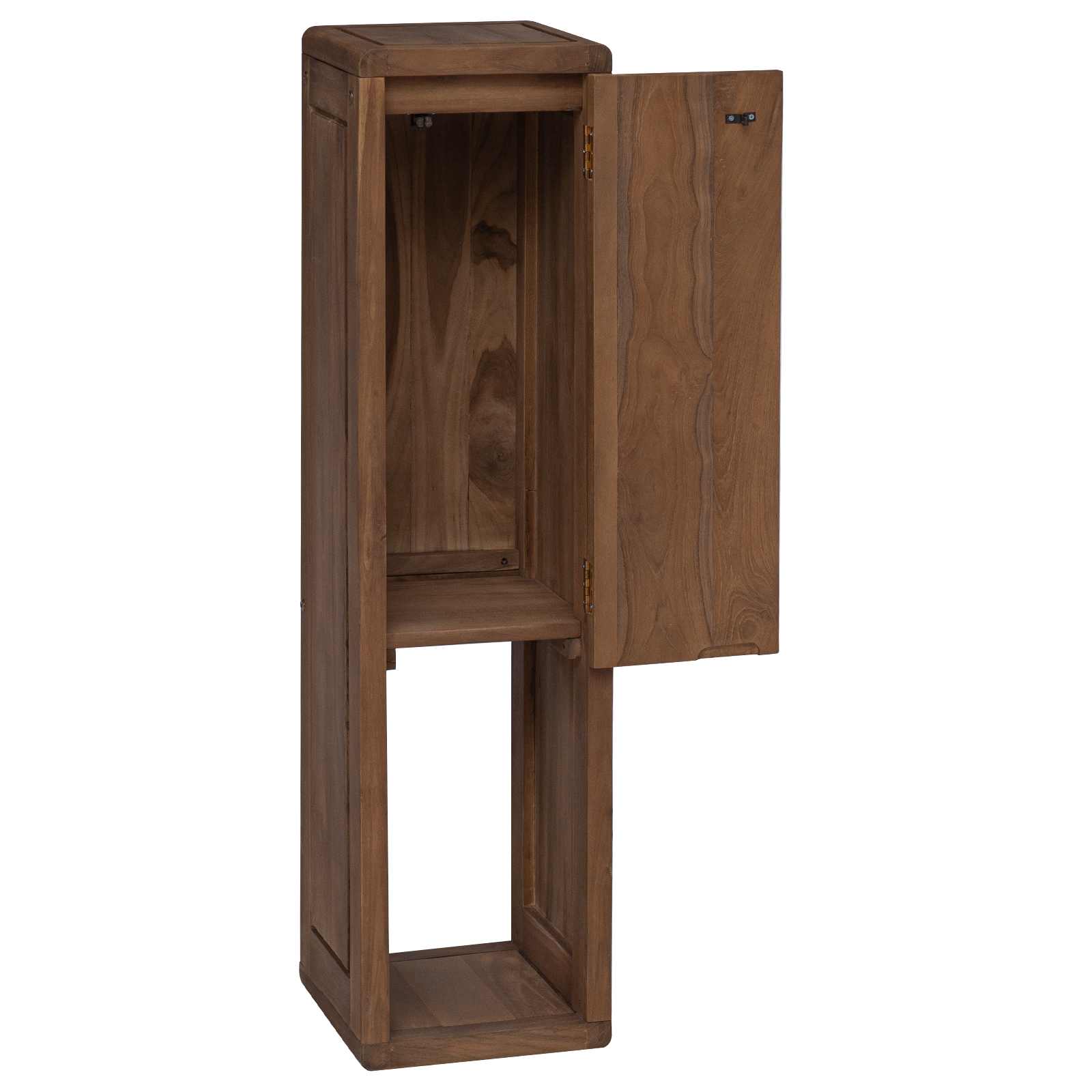 Maison Exclusive - Badezimmer Seitenregal Natur 25 X 25 X 100 Cm