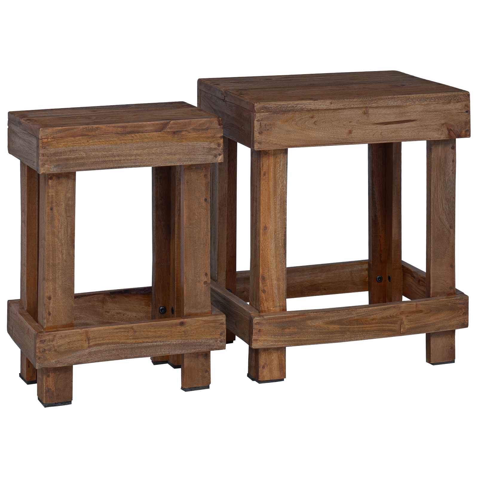 Maison Exclusive - Pflanzenständer 2 Stk. Braun 70 X 11 X 27 Cm M