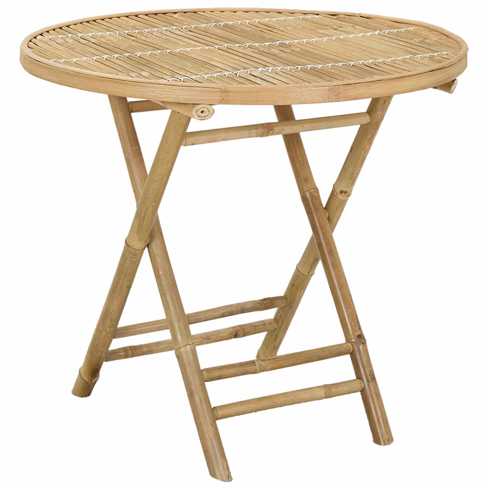 Maison Exclusive - Gartentisch Natur 80 X 70 Cm Bambus