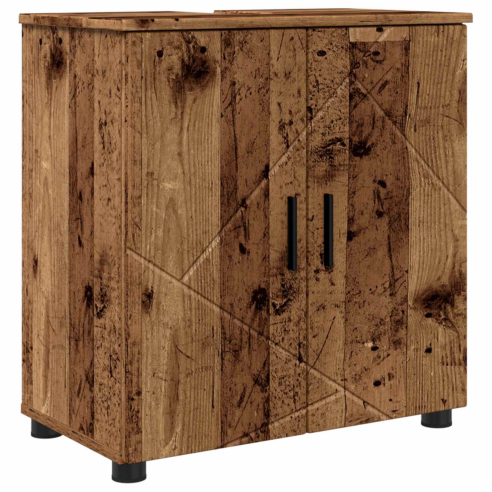 Maison Exclusive - Badezimmerschrank Altholz 61 X 35 X 64 Cm Holz