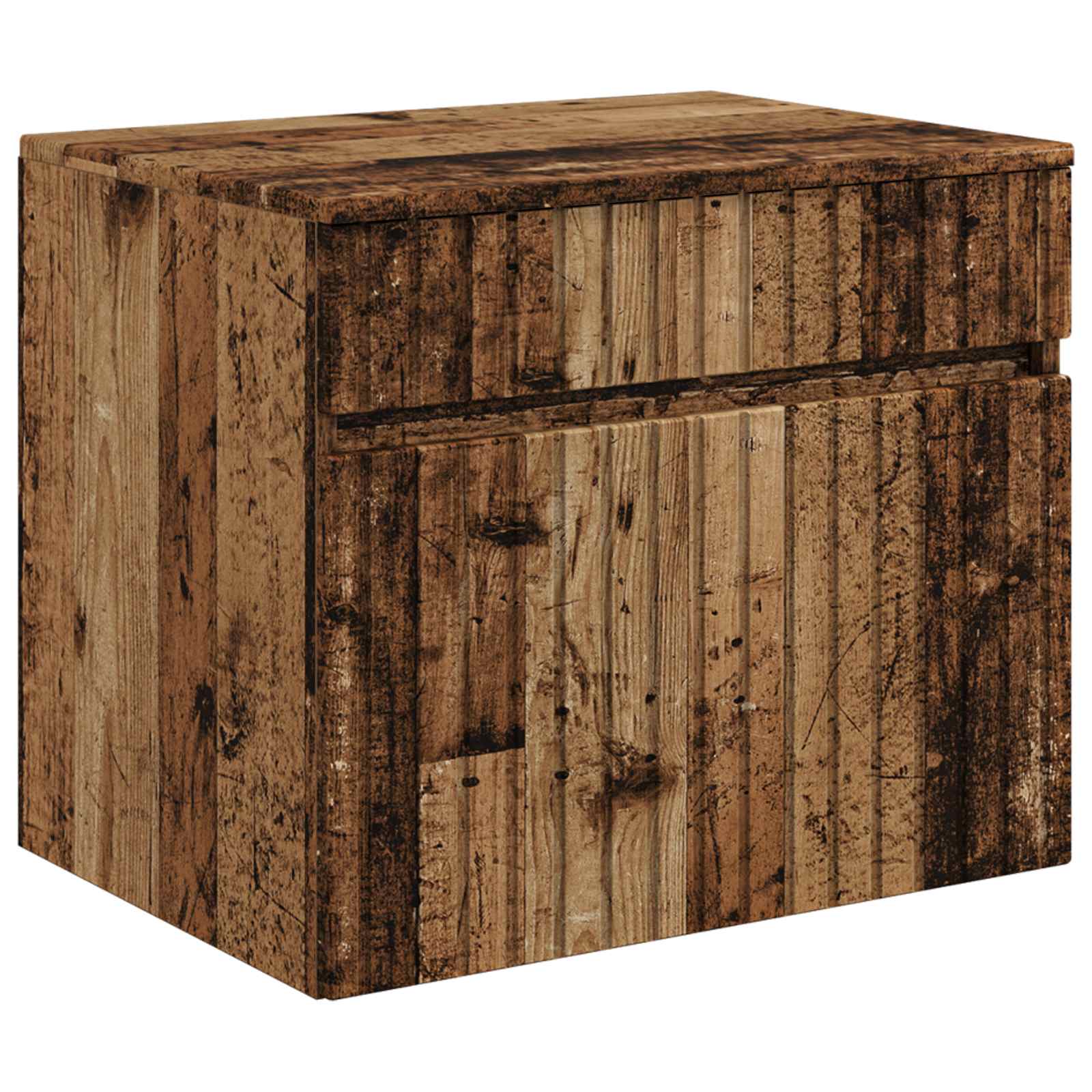 Maison Exclusive - Wandmontierter Badezimmerschrank Altholz 59 X