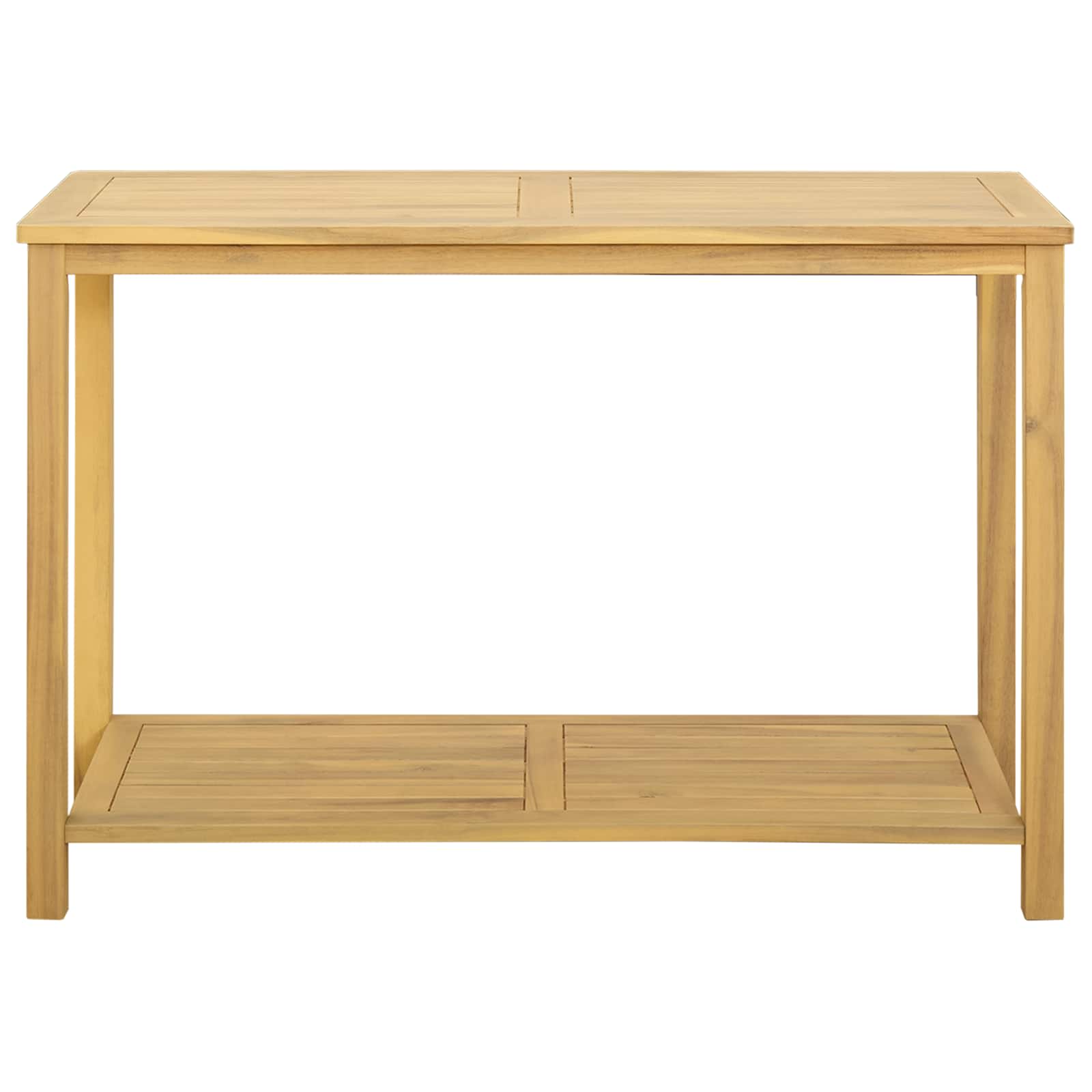 Maison Exclusive - Gartenkonsole Tisch Helles Akazienholz 110 X 4