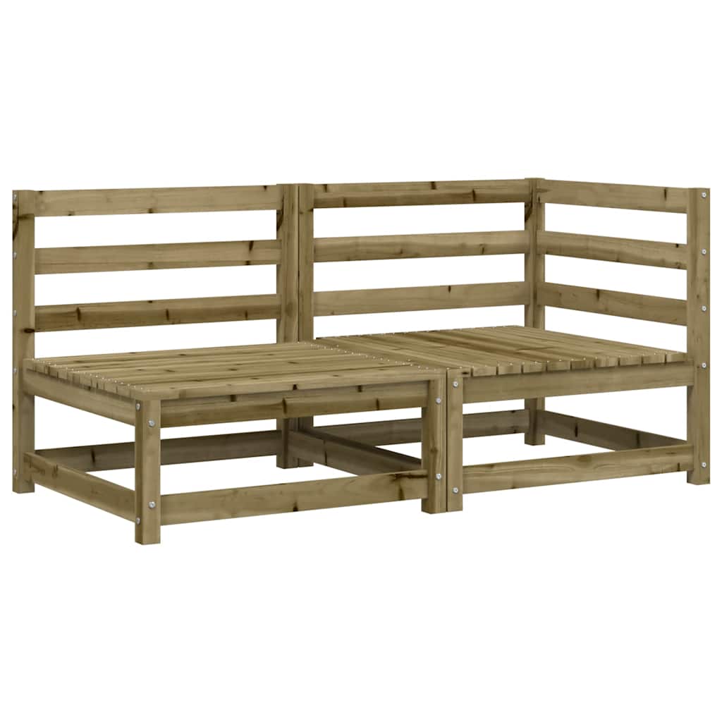 Maison Exclusive - Gartensofa 2-sitzer Kiefernholz Imprägniert