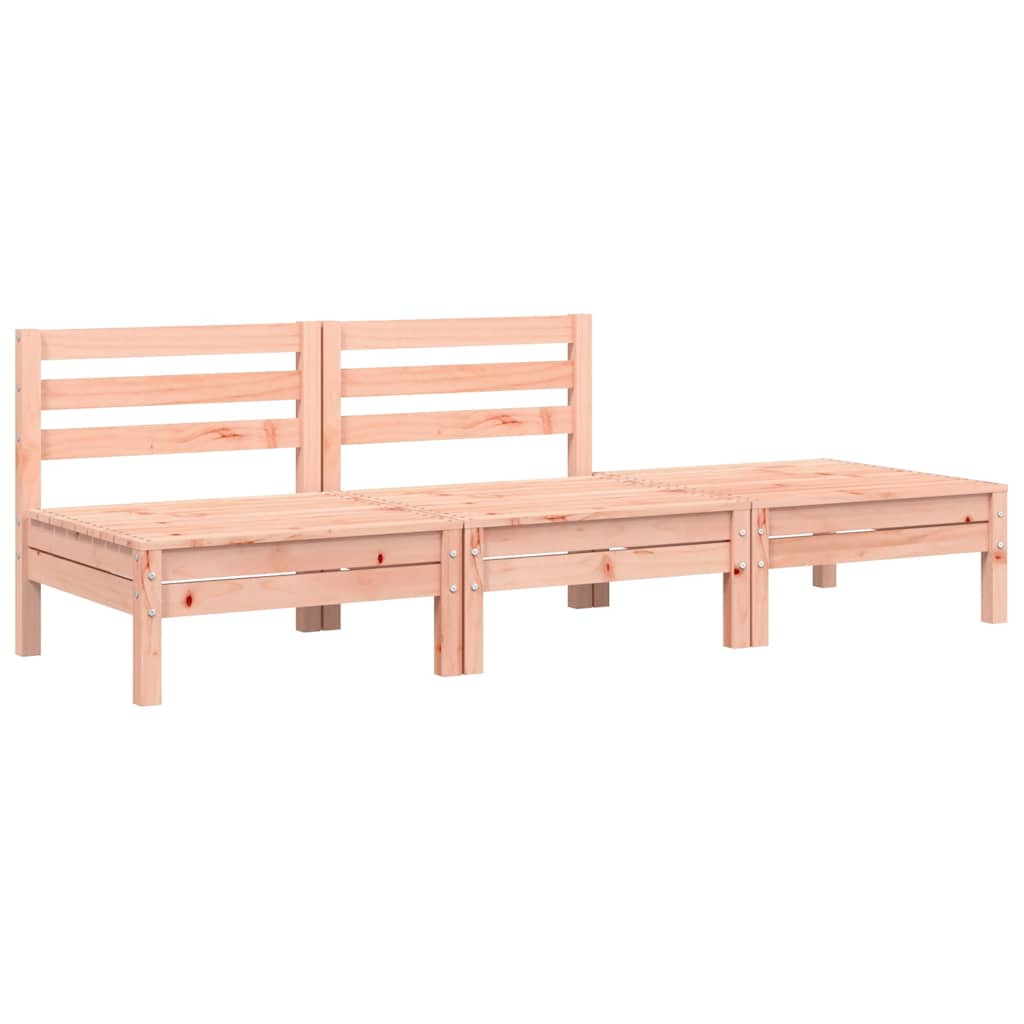 Maison Exclusive - Gartensofa 3-sitzer Massivholz Douglasie