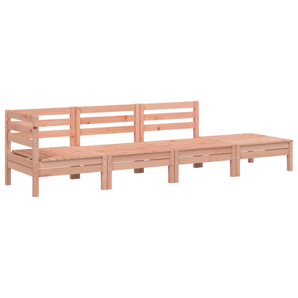 Maison Exclusive - Gartensofa 4-sitzer Massivholz Douglasie
