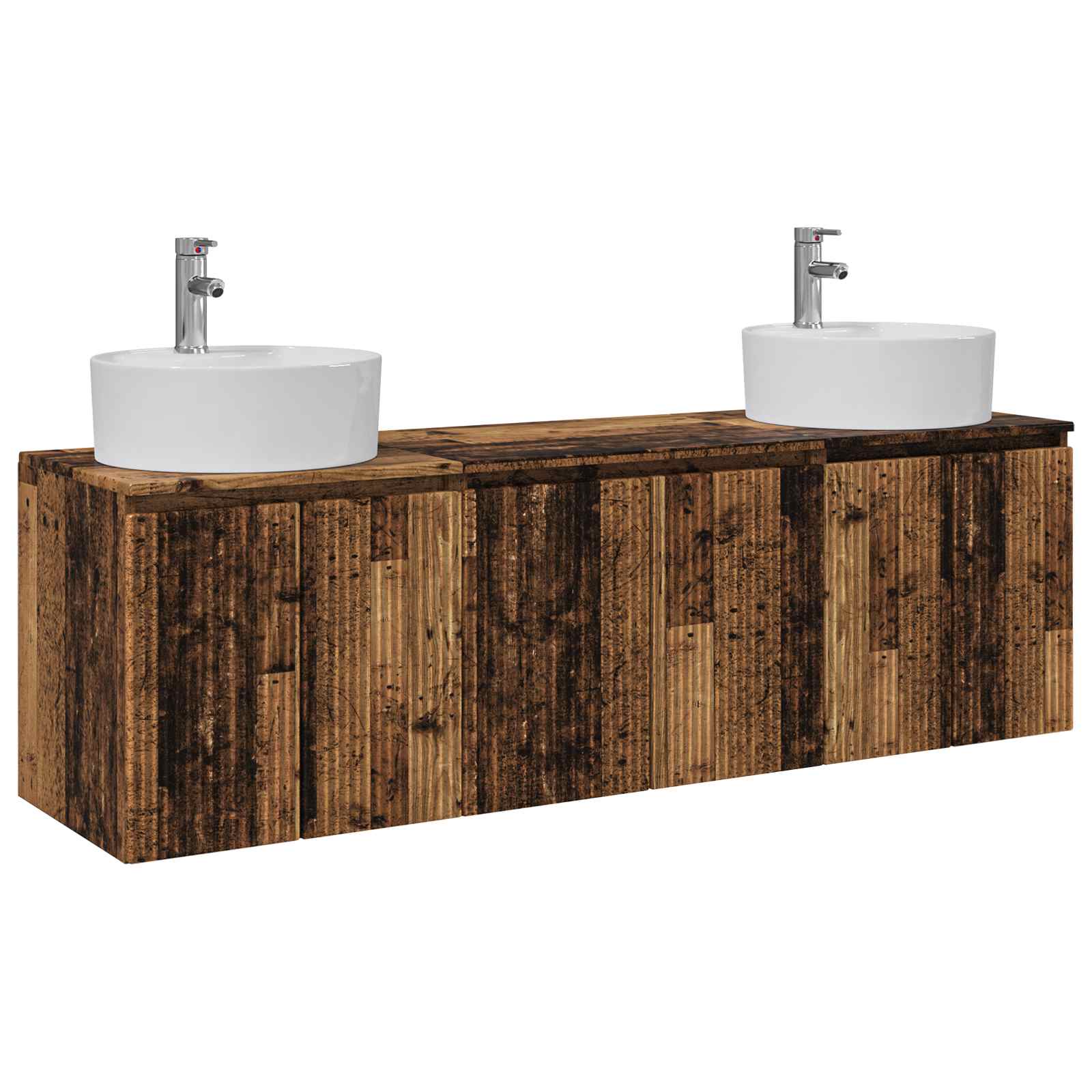 Maison Exclusive - Badezimmerschrank-set 3 Stk. Altholz 49,5 X 44