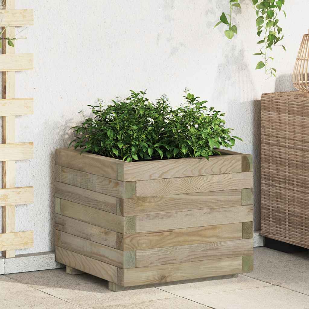 Maison Exclusive - Hochbeet 50x50x40 Cm Holz Quadratisch