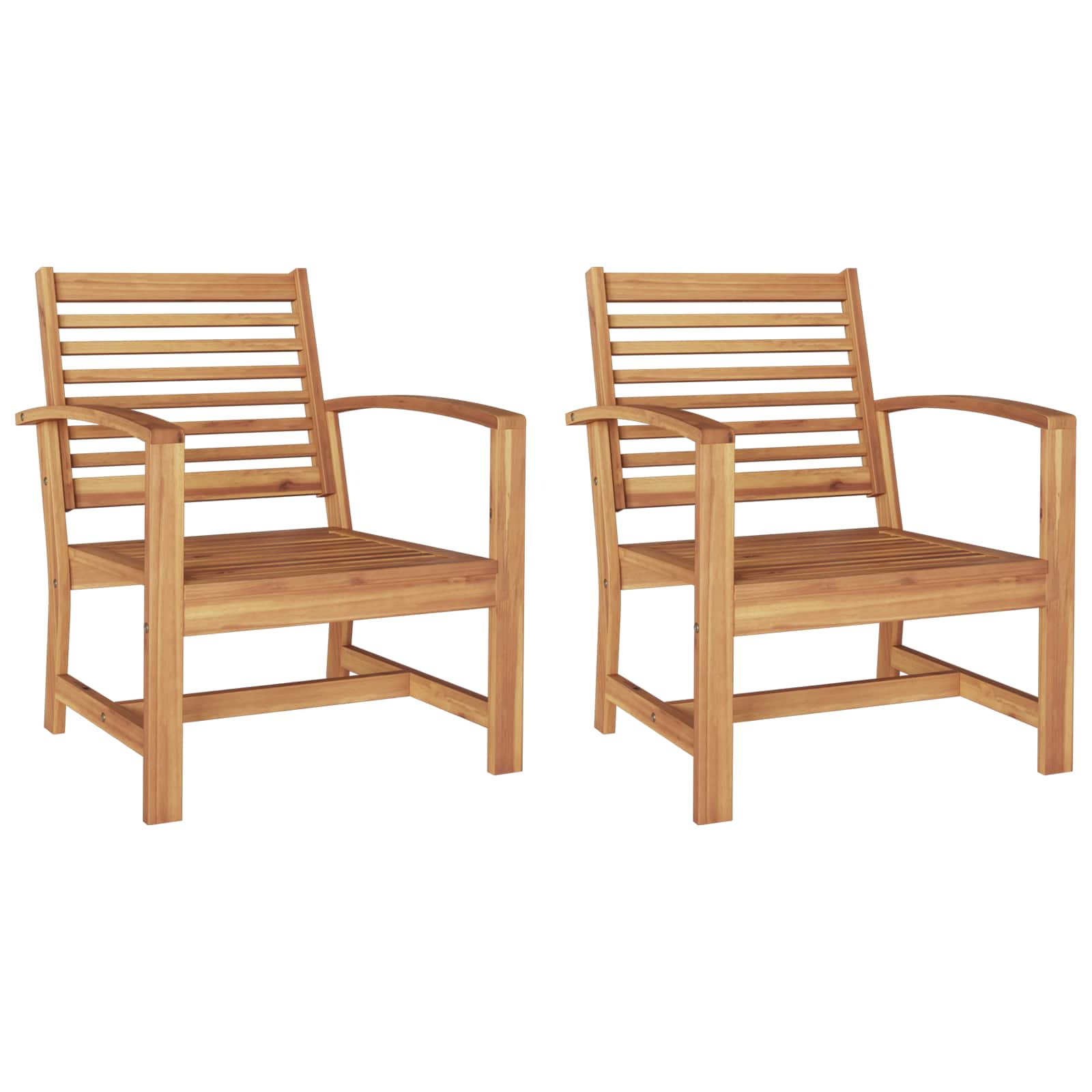 Maison Exclusive - Stuhl 2 Stück Braun 65 X 60 X 76,5 Cm Massivho