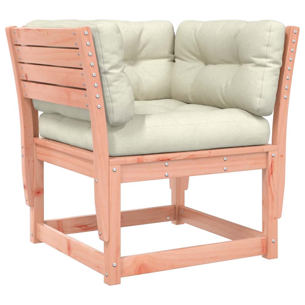 Maison Exclusive - Gartensofa Mit Armlehnen Und Kissen Massivholz