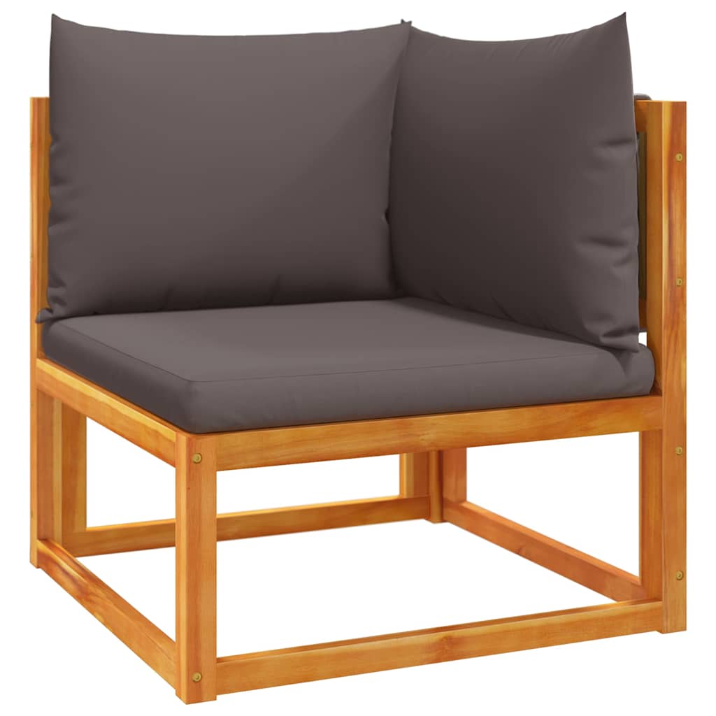 Maison Exclusive - Gartensofa-ecke Mit Kissen Holz Akazie & Seil