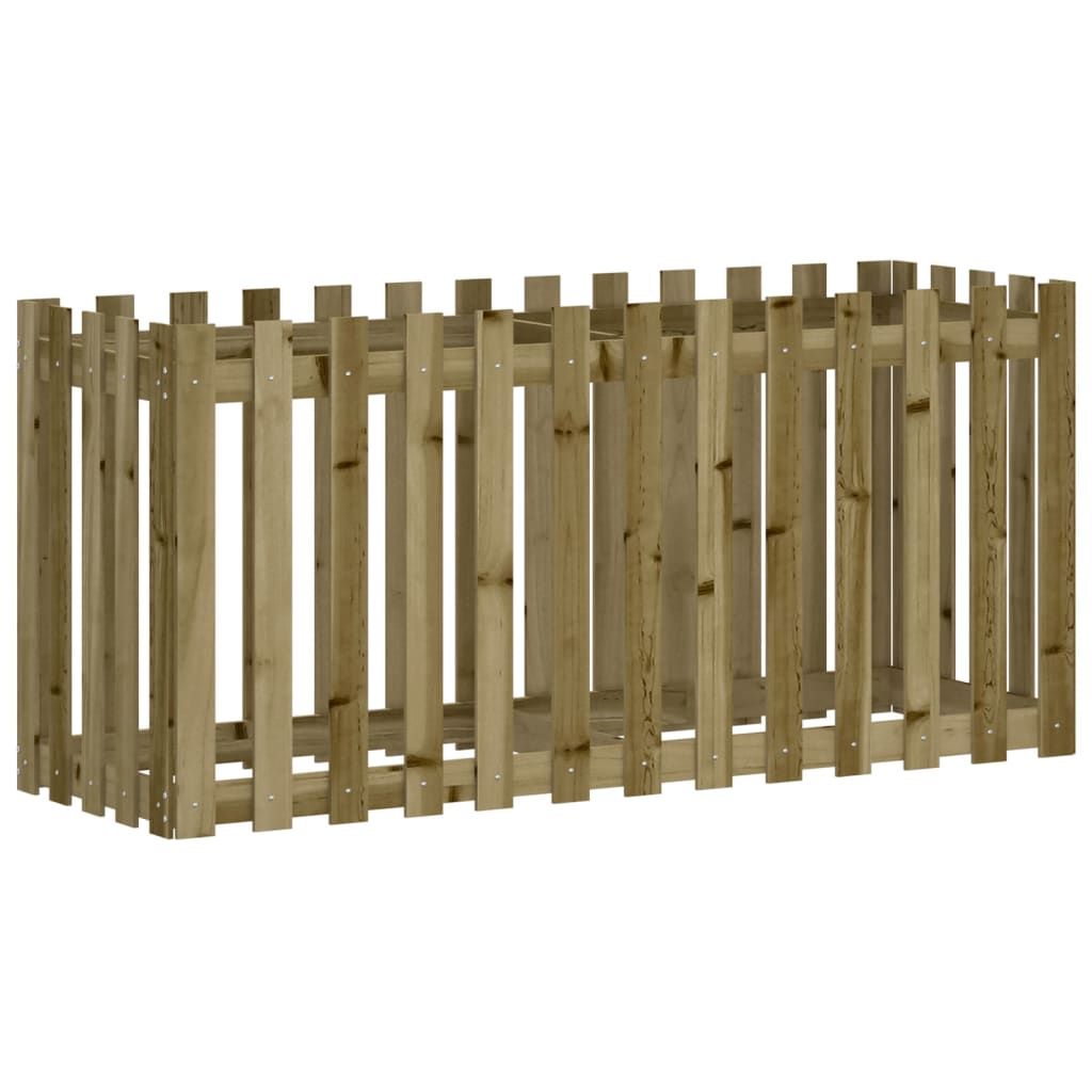 Maison Exclusive - Hochbeet Lattenzaun-design 150x50x70 Cm Kiefer