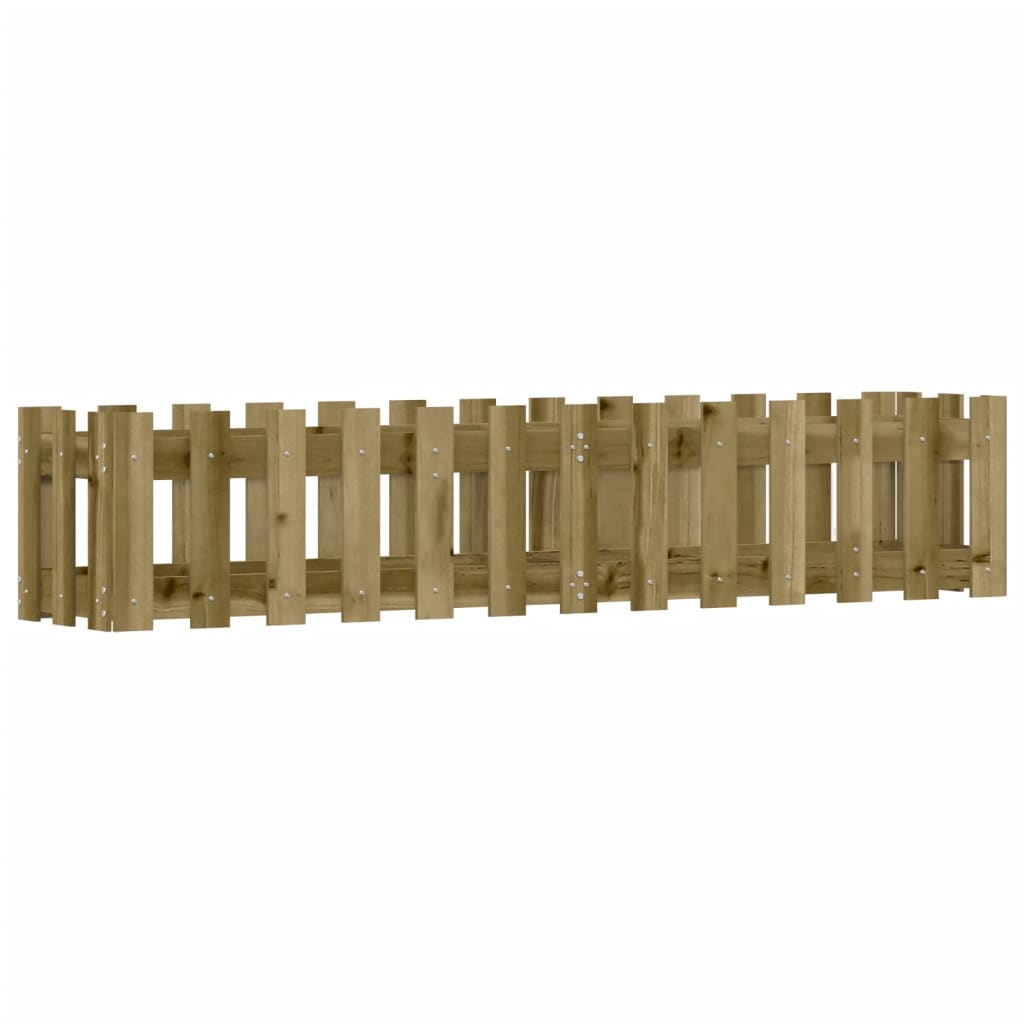 Maison Exclusive - Hochbeet Lattenzaun-design 150x30x30 Cm Kiefer