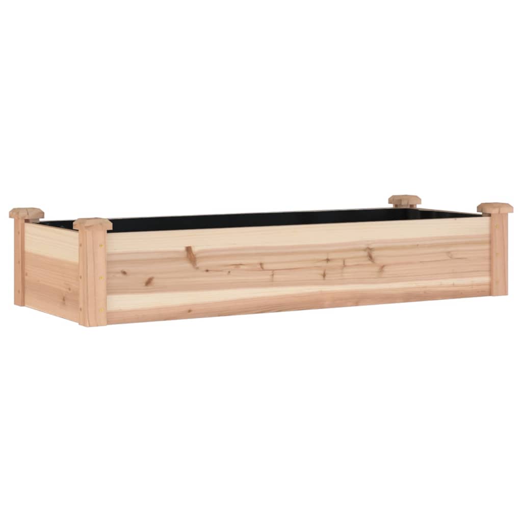 Maison Exclusive - Hochbeet Mit Einsatz 120x45x25 Cm Massivholz T